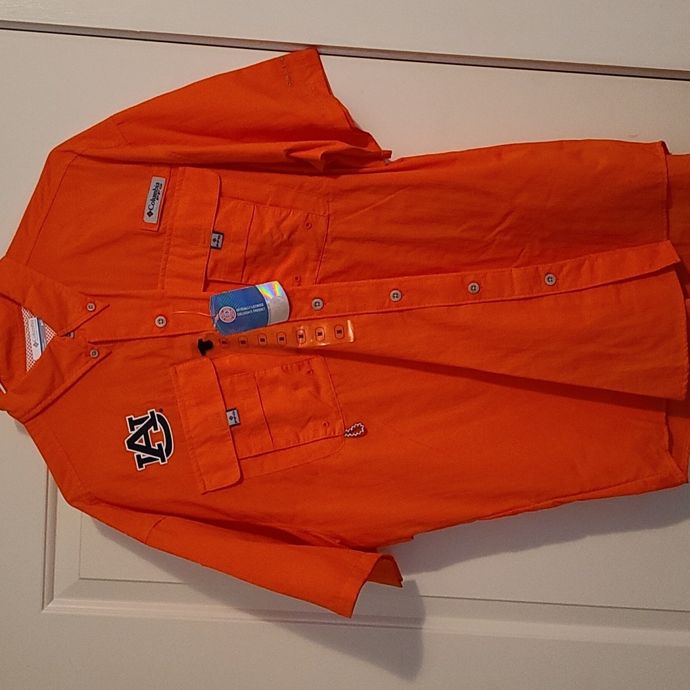 Auburn Columbia fishing shirt